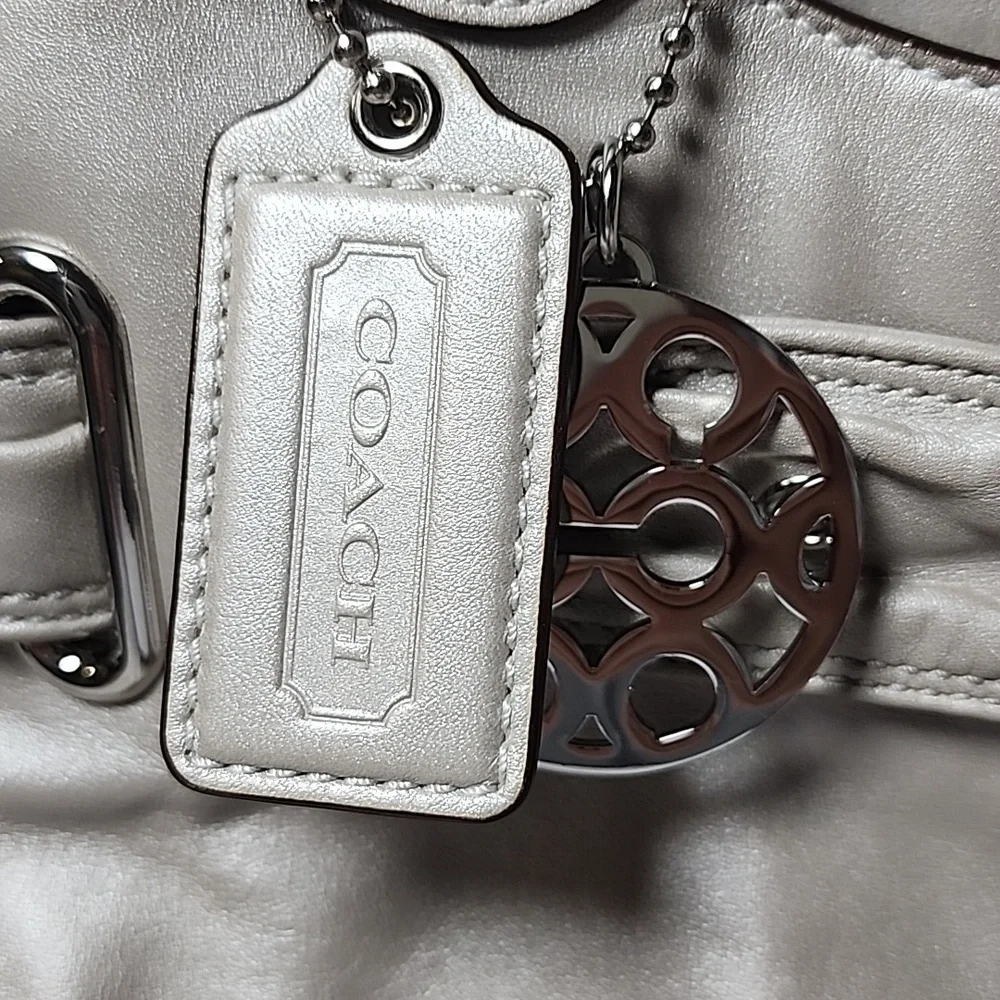 Coach metallic taupe